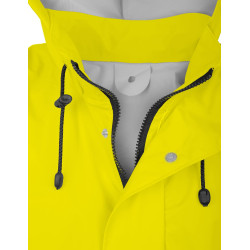 Kurtka wodoochronna ostrzegawcza dwukolorowa zapinana na zamek AQUAPROS model 4283