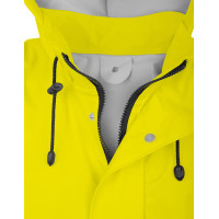 Kurtka wodoochronna ostrzegawcza dwukolorowa zapinana na zamek AQUAPROS model 4283