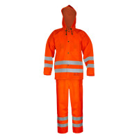 Ubranie ostrzegawcze standard [kurtka 3/4 i spodnie ogrodniczki] PROS model 1101/1011