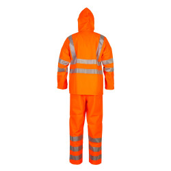 Ubranie ostrzegawcze [kurtka 3/4 i spodnie ogrodniczki] PROS model 1101R/1011R