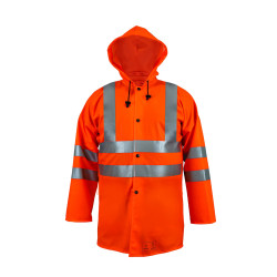 Ubranie ostrzegawcze [kurtka 3/4 i spodnie ogrodniczki] PROS model 1101R/1011R