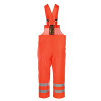 Spodnie ogrodniczki wodoochronne ostrzegawcze standard PROS model 1011