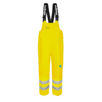 Spodnie ogrodniczki wodoochronne ostrzegawcze AQUAPROS model 4187
