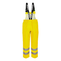 Spodnie ogrodniczki wodoochronne ostrzegawcze AQUAPROS model 4187