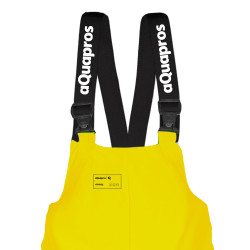 Spodnie ogrodniczki wodoochronne ostrzegawcze AQUAPROS model 4187