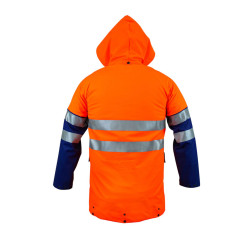 Kurtka ostrzegawcza dwu kolorowa PROS model 400R