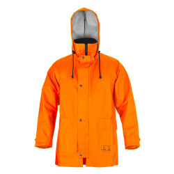 Kurtka wodoochronna zapinana na zamek + stójka z polarem PROS model 103