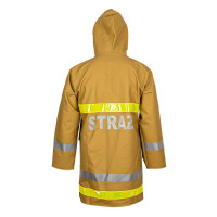 Kurtka wodoodporna STRAŻ model 071 [piaskowy] tkanina PLAVITEX
