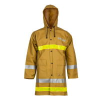 Kurtka wodoodporna STRAŻ model 071 [piaskowy] tkanina PLAVITEX