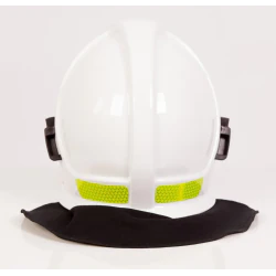 Hełm strażacki CALISIA VULCAN TO [wizjer przezroczysty + okulary] KZPT OSP Biały