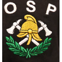 Koszulka OSP haft Hełm+toporki