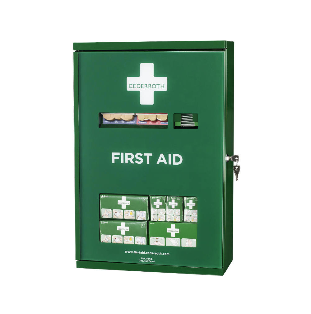 MATPOŻ Apteczka duża szafkowa Cederroth First Aid [metalowa]