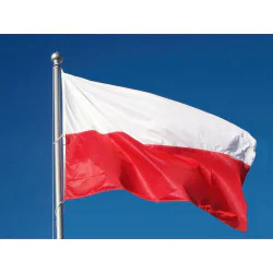 Flaga POLSKI 100x160 na maszt