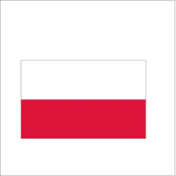 Flaga POLSKI 70x110 na drzewiec