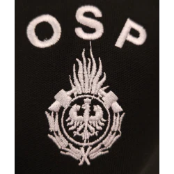 Koszulka OSP POLO OGNIK czarna