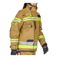 Ubranie bojowe Rosenbauer 3 cz. FIRE MAX SF – piaskowy NOMEX® NXT (CNBOP) + napisy /zgodne z OPZ/ nr kat. 141275+76+ 140675