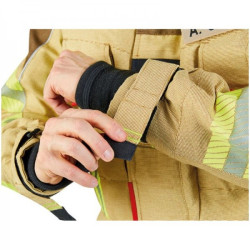 Ubranie bojowe FIRE FLEX – brązowo-piaskowy X55 z PBI (CNBOP) + napisy kod. 141456+141457