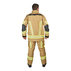 Ubranie bojowe FIRE FLEX – piaskowy NOMEX® NXT (CNBOP) + napisy kod. 141454+141455