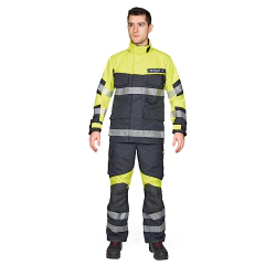 Ubranie bojowe Rosenbauer GAROS G10 TR granatowo-żółty [kurtka + spodnie]