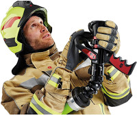 Prądownica TURBO RB 100D EN, STORZ C/52 z łamanym przegubem 45°, 45-85-130-235 L/MIN, EN15182-2:2007 kod. 27954904