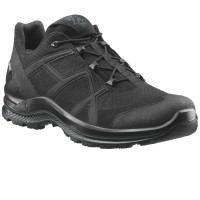 Buty HAIX BLACK EAGLE Athletic 2.1 GTX Low przedstawione z perspektywy bocznej, ukazując jego zewnętrzną stronę