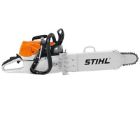 Pilarka spalinowa ratownicza MS 462 C-M R STIHL przedstawiony z perspektywy bocznej, prawy profil