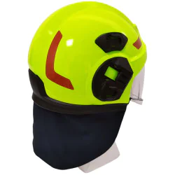 Hełm DRAGON HT 05 HI-VIS przedstawiony z perspektywy bocznej