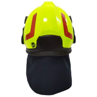 Hełm DRAGON HT 05 HI-VIS przedstawiony z perspektywy tylnej