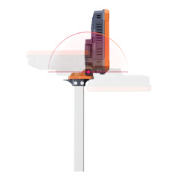 Maszt oświetleniowy Prolight UL-220 Dual Head kod. PUL220DH z przodu