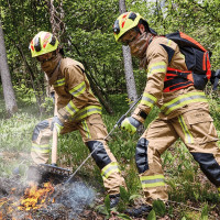 Hełm Heros H10 wykorzystany podczas akcji