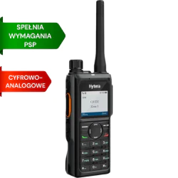 Radiotelefon przenośny HYTERA HP 685 z perspektywy bocznej