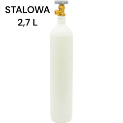 Butla tlenowa stalowa 2,7L [MED]